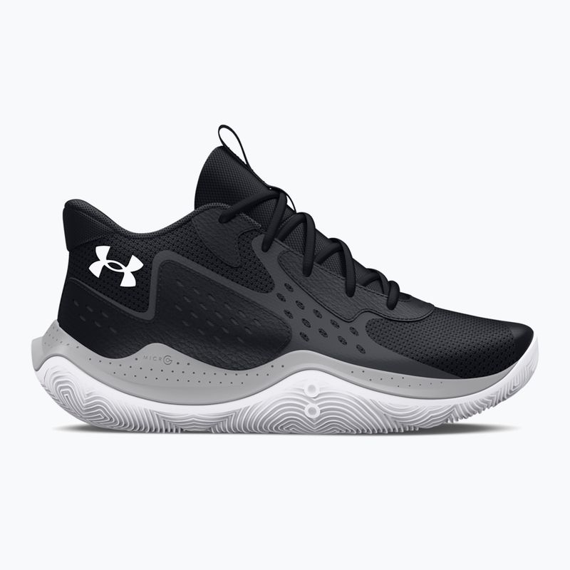 Кросівки баскетбольні дитячі Under Armour grade School Jet '23 black/jet gray/white 8