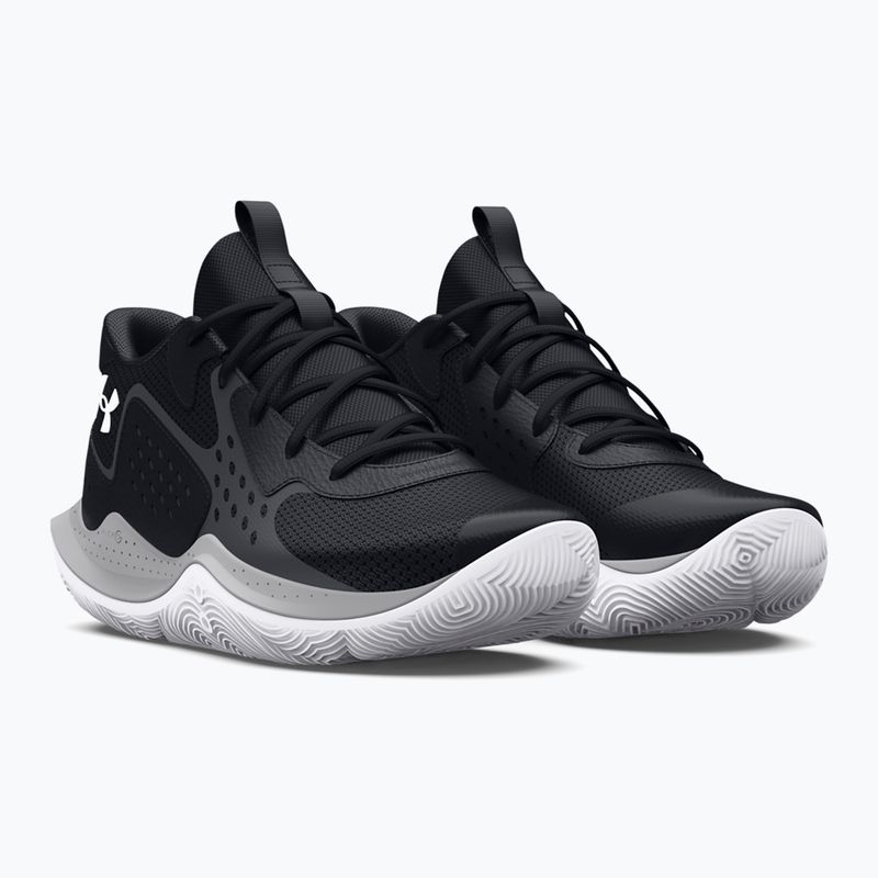 Кросівки баскетбольні дитячі Under Armour grade School Jet '23 black/jet gray/white 10