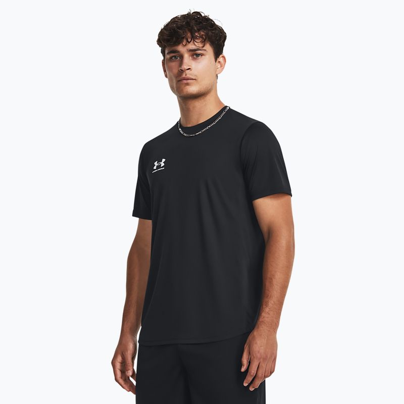 Футболка футбольна чоловіча Under Armour Challenger Train black/white