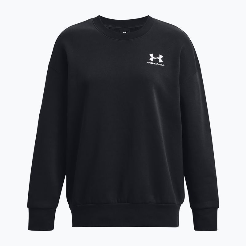 Кофта жіноча Under Armour Icon Fleece Crew black/white 5