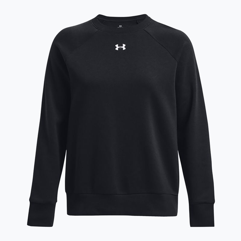Кофта жіноча Under Armour Rival Fleece Crew black/white 5