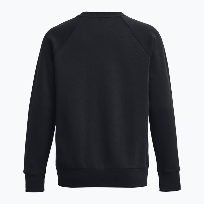 Кофта жіноча Under Armour Rival Fleece Crew black/white 6
