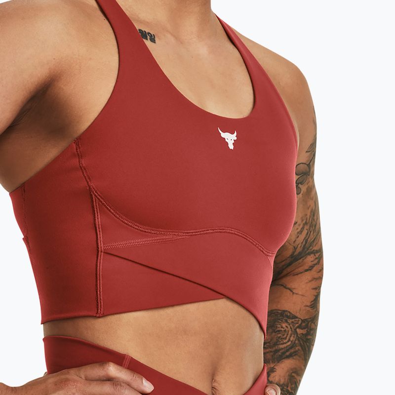 Топ для тренувань жіночий Under Armour Project Rock LetsGo Crssover Top heritage red 6