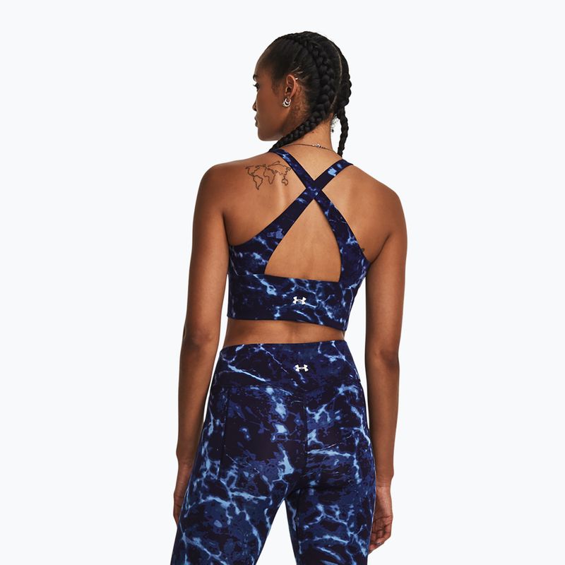 Топ для тренувань жіночий Under Armour Project Rock LG Crssover Top midnight navy/downpour gray/downpour gray 3