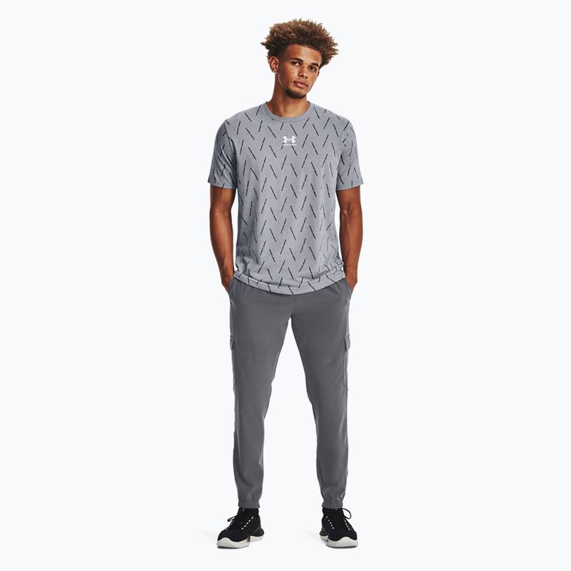 Штани чоловічі Under Armour Stretch Woven Cargo pitch gray/black 2