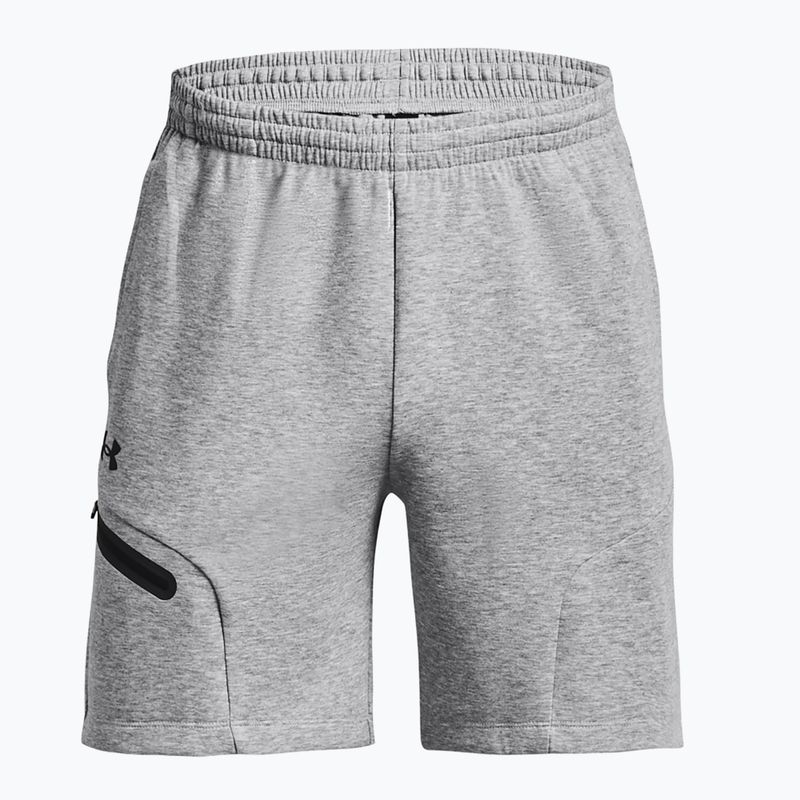 Шорти для тренувань чоловічі Under Armour Unstoppable Fleece mod gray/black 5