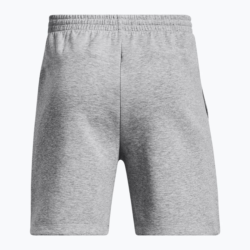 Шорти для тренувань чоловічі Under Armour Unstoppable Fleece mod gray/black 6