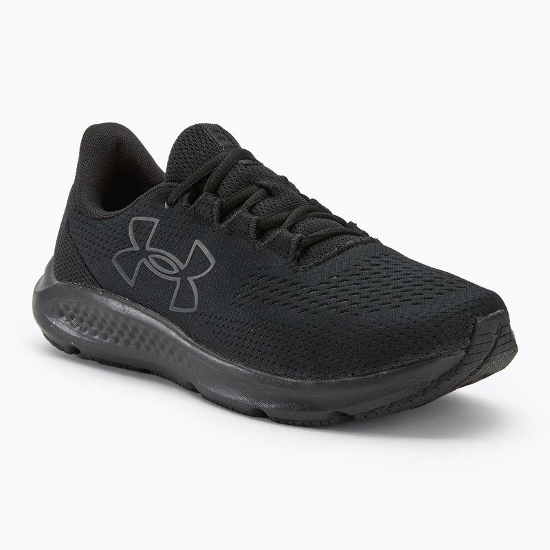 Кросівки для бігу чоловічі Under Armour Charged Pursuit 3 Big Logo black/black/black