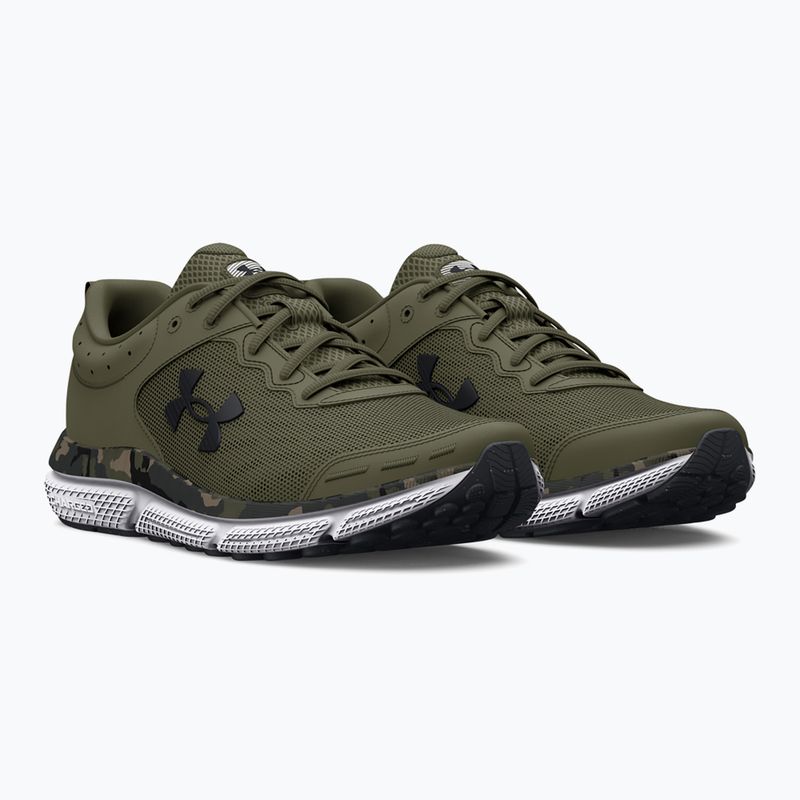 Кросівки для бігу чоловічі Under Armour Charged Assert 10 Camo marine od green/marine od green/black 3