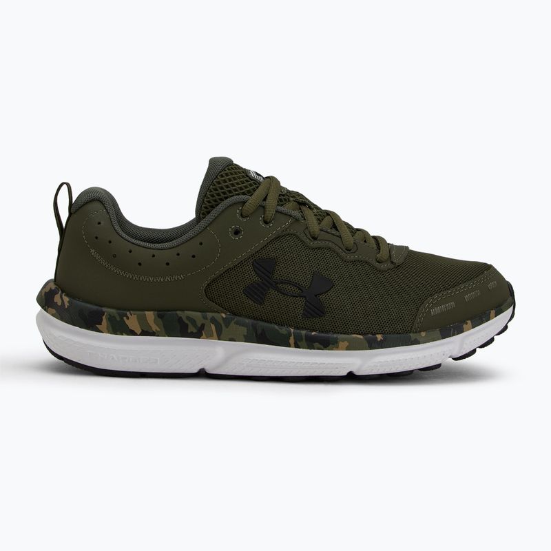 Кросівки для бігу чоловічі Under Armour Charged Assert 10 Camo marine od green/marine od green/black 2