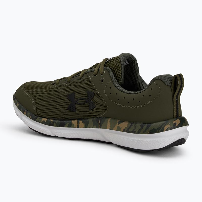 Кросівки для бігу чоловічі Under Armour Charged Assert 10 Camo marine od green/marine od green/black 3