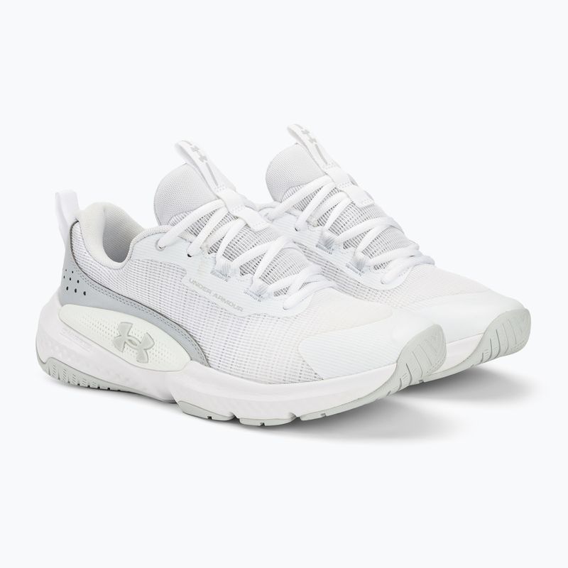 Черевики для тренувань чоловічі Under Armour Dynamic Select white/white/halo gray 4