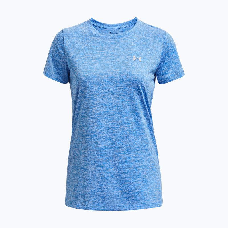 Футболка для тренувань жіноча Under Armour Tech SSC water/white/metallic silver 5