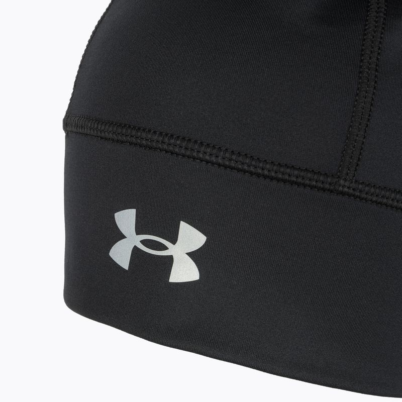Шапка для бігу чоловіча Under Armour Storm Launch Beanie black/reflective 3