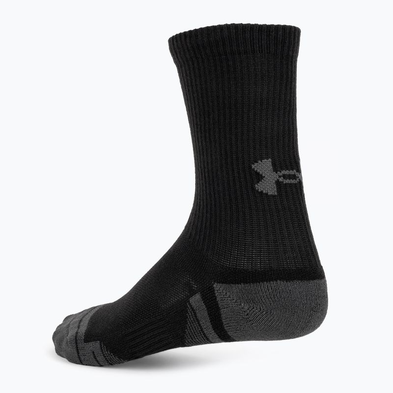 Шкарпетки Under Armour Performance Tech 3pk Crew black/black/jet gray 3