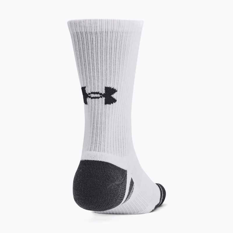 Шкарпетки Under Armour Performance Tech 3pk Crew white/white/jet gray 9