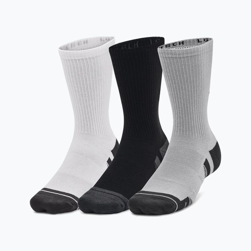 Шкарпетки Under Armour Performance Tech 3pk Crew mod gray/white/jet gray 10