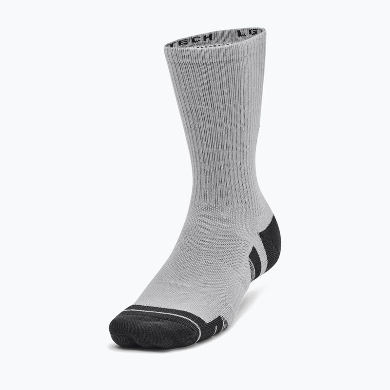 Шкарпетки Under Armour Performance Tech 3pk Crew mod gray/white/jet gray 11