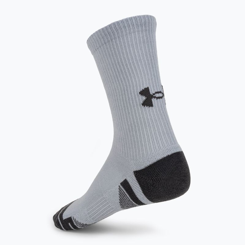 Шкарпетки Under Armour Performance Tech 3pk Crew mod gray/white/jet gray 3