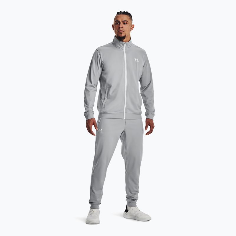 Кофта чоловіча Under Armour Sportstyle Tricot mod gray/white 2