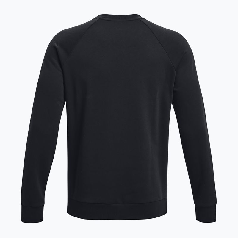 Кофта чоловіча Under Armour Rival Fleece Crew black/white 6