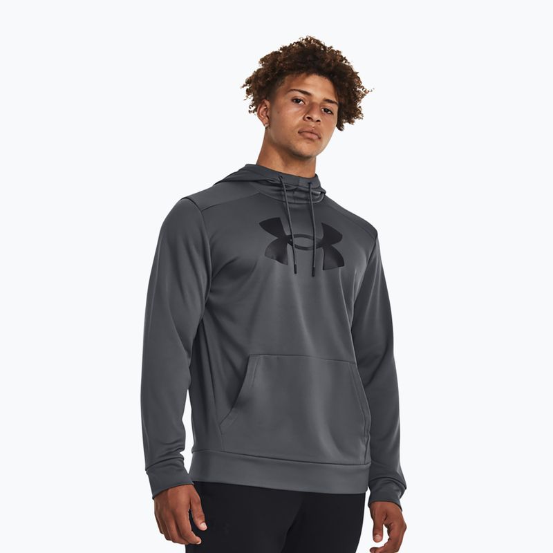 Чоловічий світшот Under Armour Fleece Big Logo HD сірий/чорний