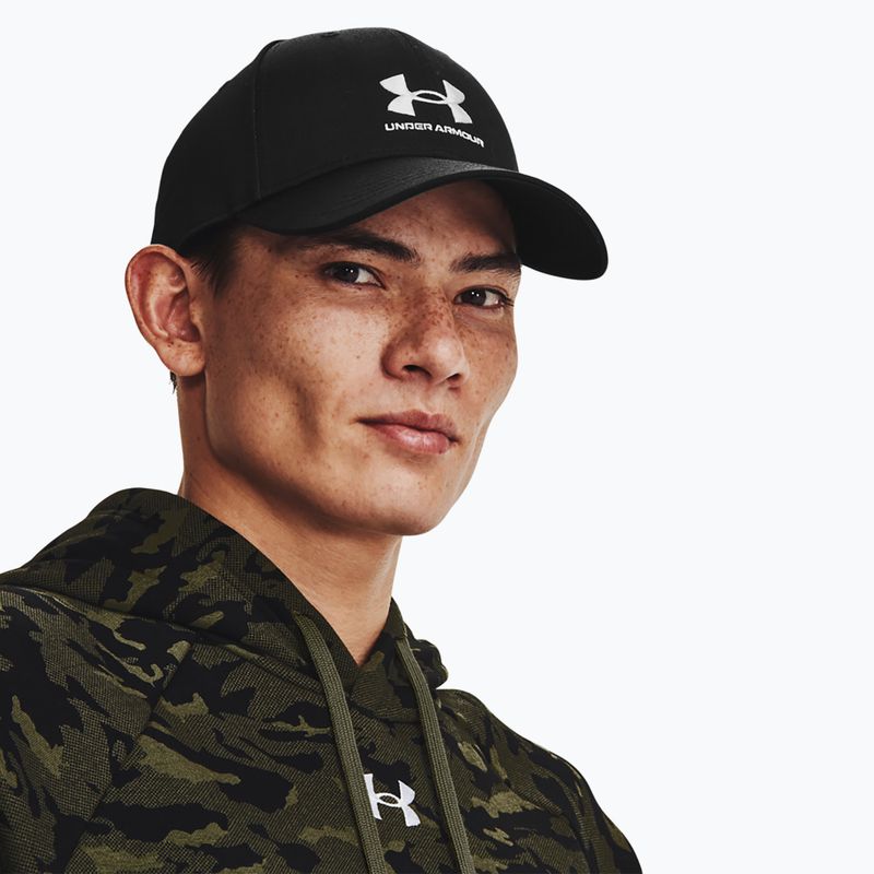 Кепка чоловіча Under Armour Branded Lockup Adj black/white 2