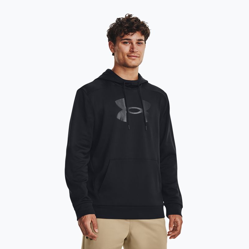 Чоловічий світшот Under Armour Fleece Big Logo HD світшот чорний/чорний