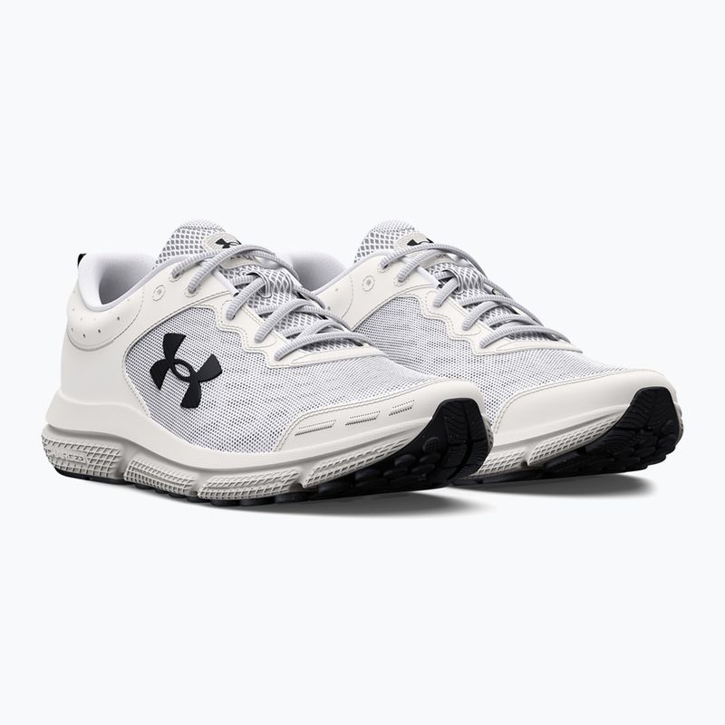 Кросівки для бігу чоловічі Under Armour Charged Assert 10 white/black/black 2