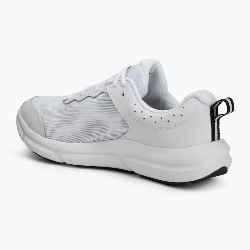 Кросівки для бігу чоловічі Under Armour Charged Assert 10 white/black/black 3