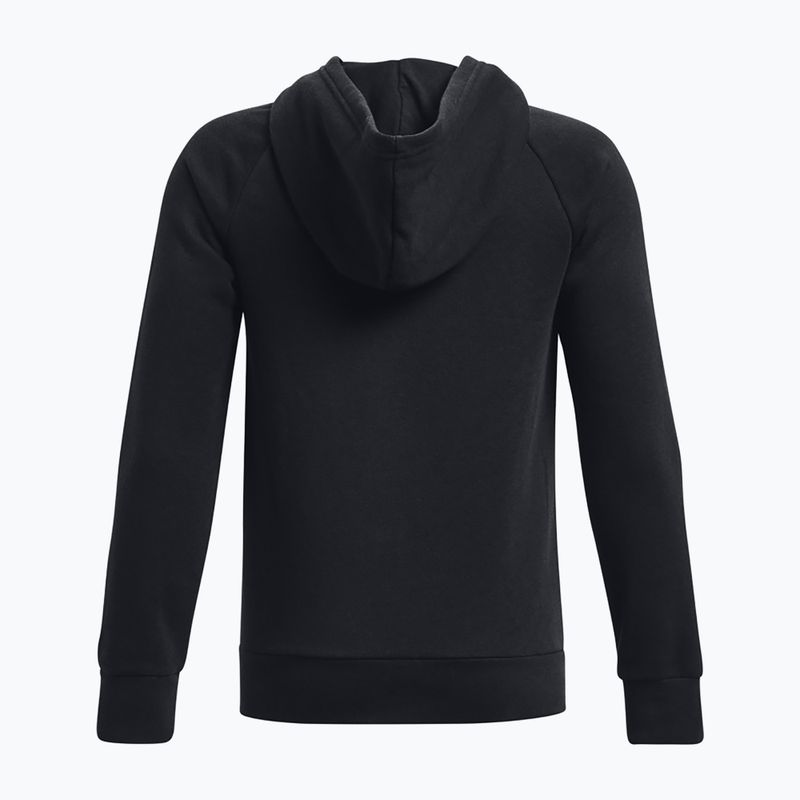 Кофта дитяча Under Armour Rival Fleece FZ Hoodie black 2