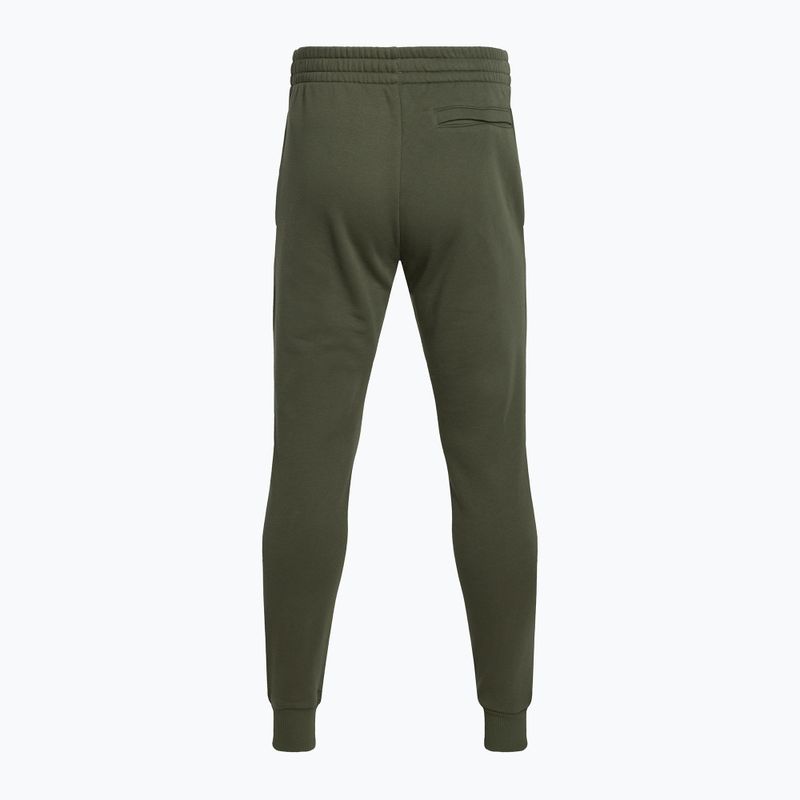 Штани тренувальні чоловічі Under Armour Rival Fleece Joggers marine od green/white 5