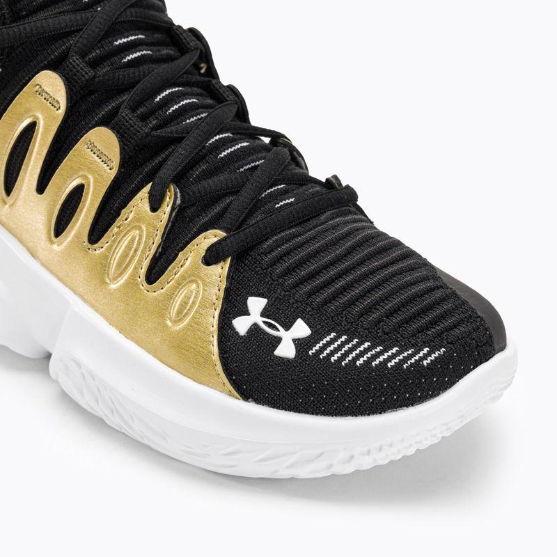 Кросівки для баскетболу жіночі Under Armour W Flow Breakthru 4 black/metallic gold/white 7