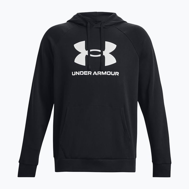 Кофта з капюшоном чоловіча Under Armour Rival Fleece Logo HD black/white 4