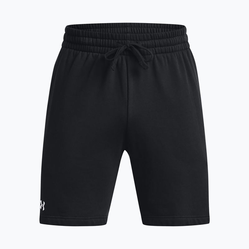 Чоловічі тренувальні шорти Under Armour Rival Fleece чорний/білий 4