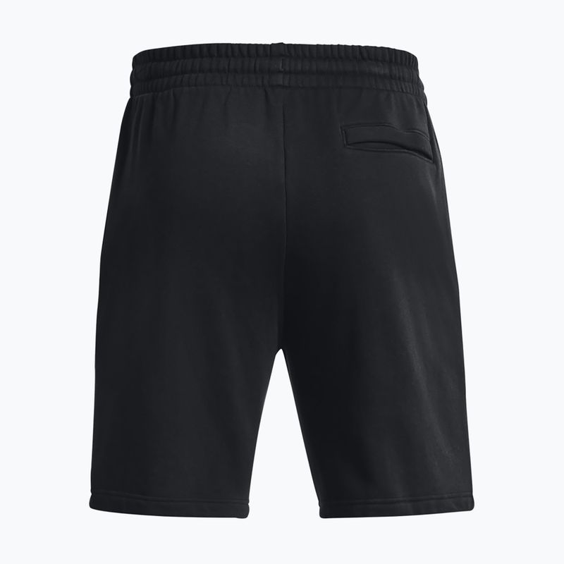 Чоловічі тренувальні шорти Under Armour Rival Fleece чорний/білий 5