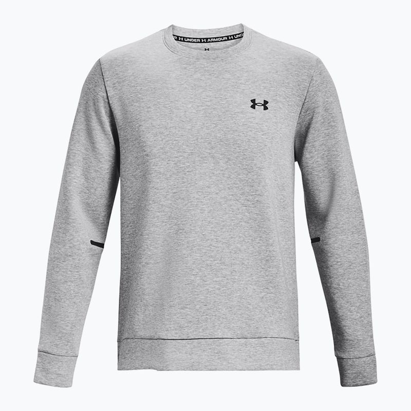 Кофта чоловіча Under Armour Unstoppable Fleece Crew mod gray/black 5