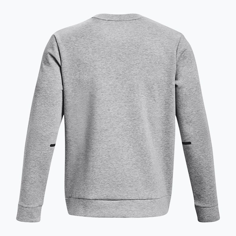 Кофта чоловіча Under Armour Unstoppable Fleece Crew mod gray/black 6