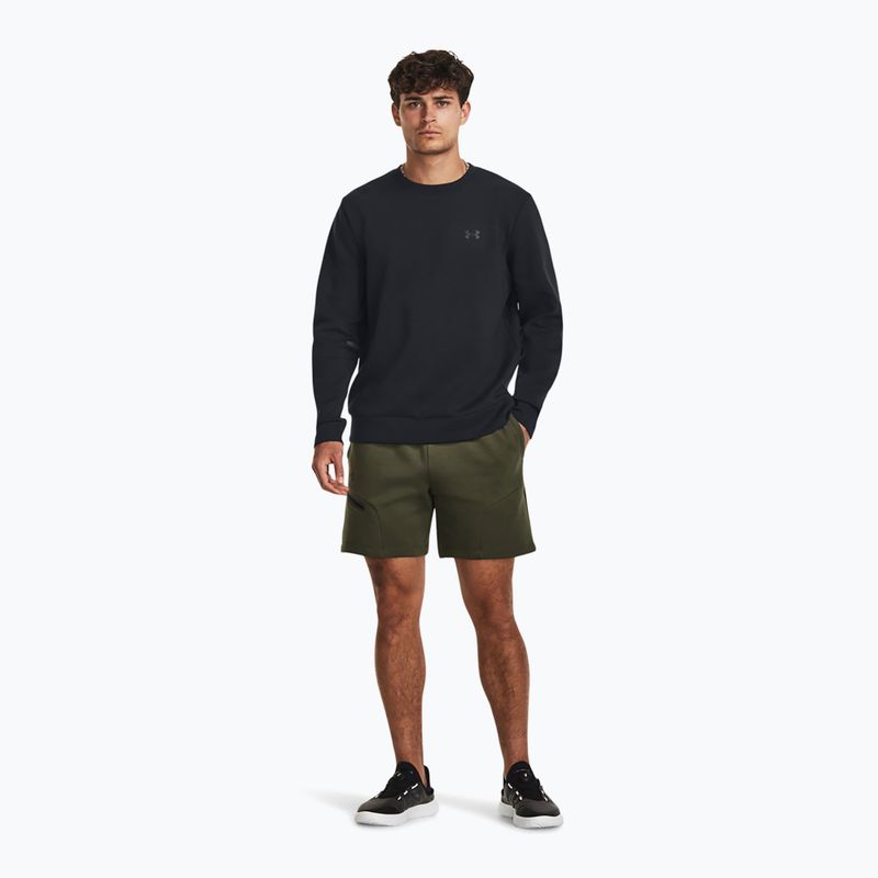 Кофта чоловіча Under Armour Unstoppable Fleece Crew black/black 2