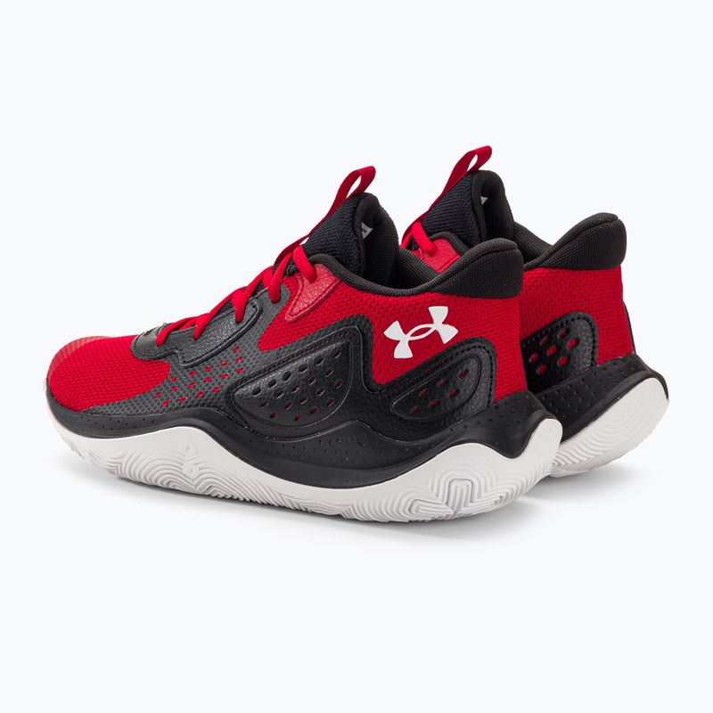 Кросівки для баскетболу Under Armour Jet'23 red/black/white 3