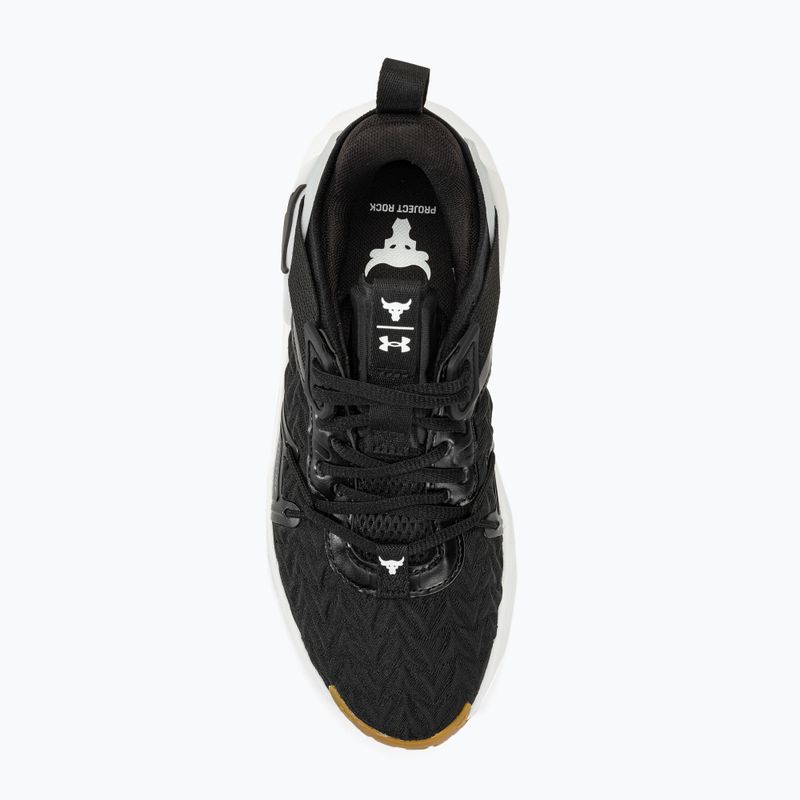 Черевики для тренувань жіночі Under Armour Project Rock 6 black/white/black 5