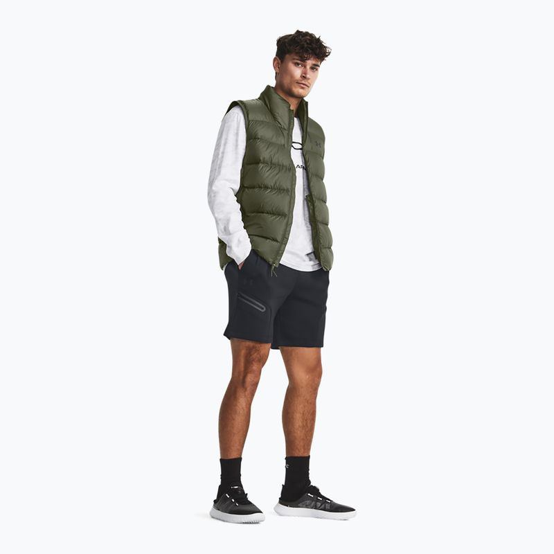 Шорти для тренувань чоловічі Under Armour Unstoppable Fleece black/black 2