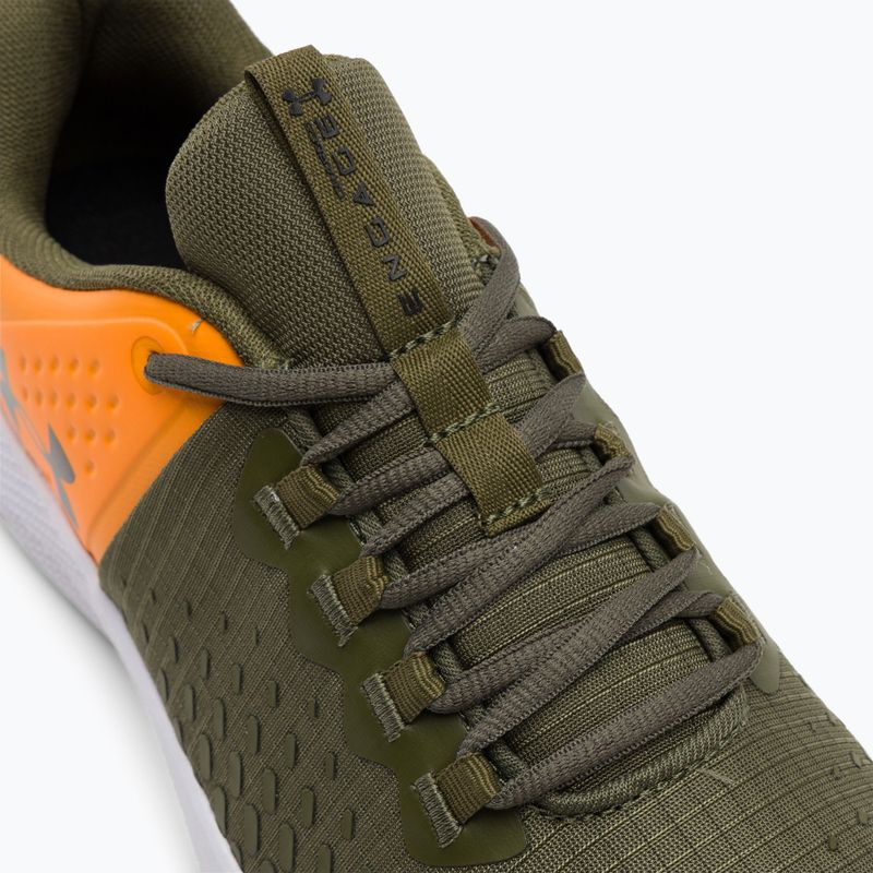 Чоловічі тренувальні кросівки Under Armour Charged Engage 2 із зеленого/помаранчевого/чорного кольору 8