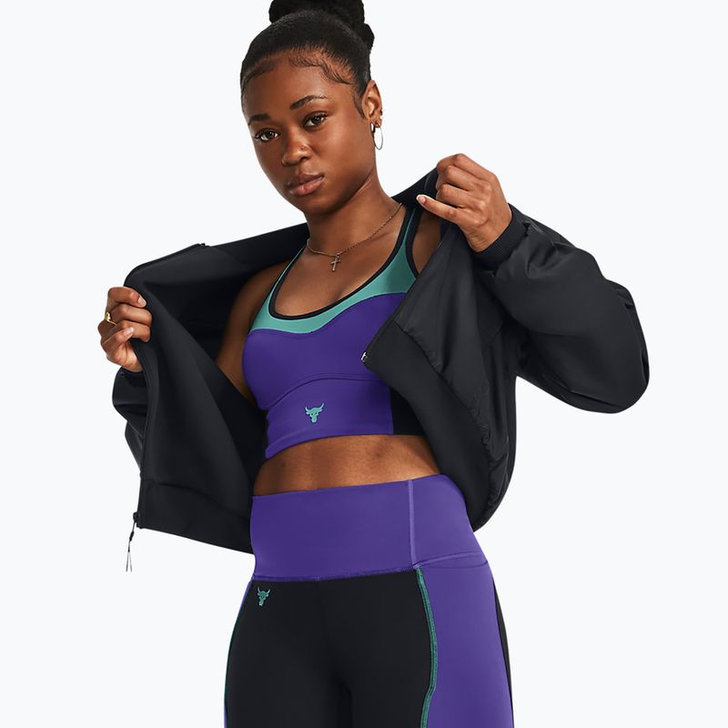 Куртка жіноча Under Armour Project Rock Bomber black 5