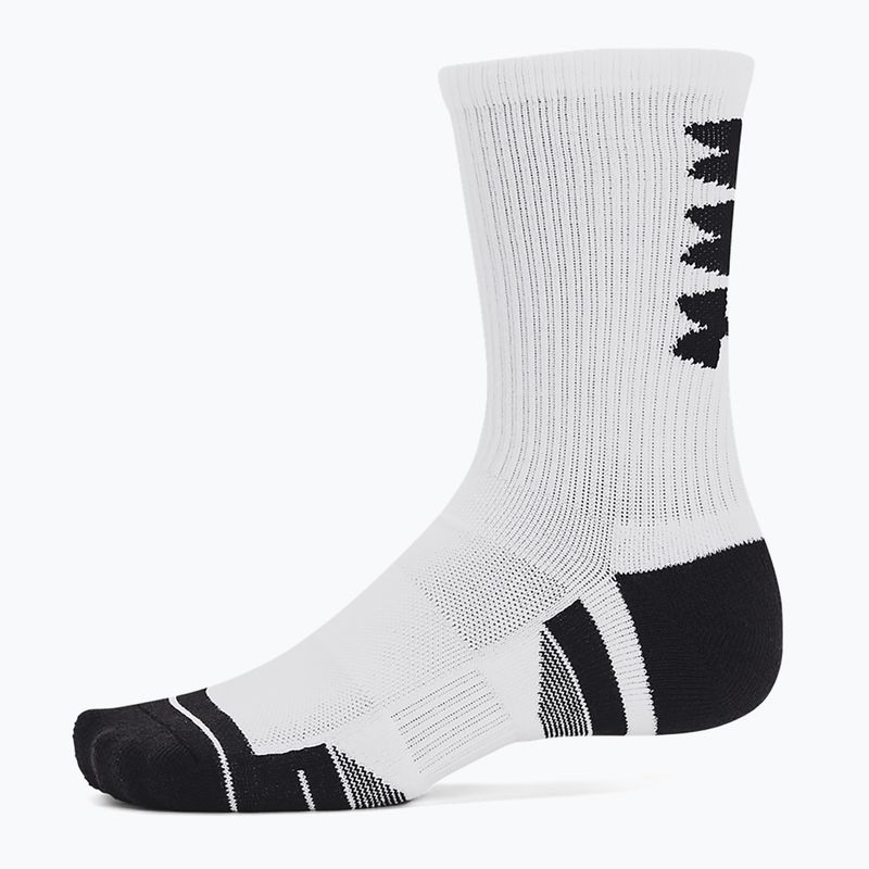 Шкарпетки treningowe Under Armour Perf Tech Nov Crew 3P white/white/black 3