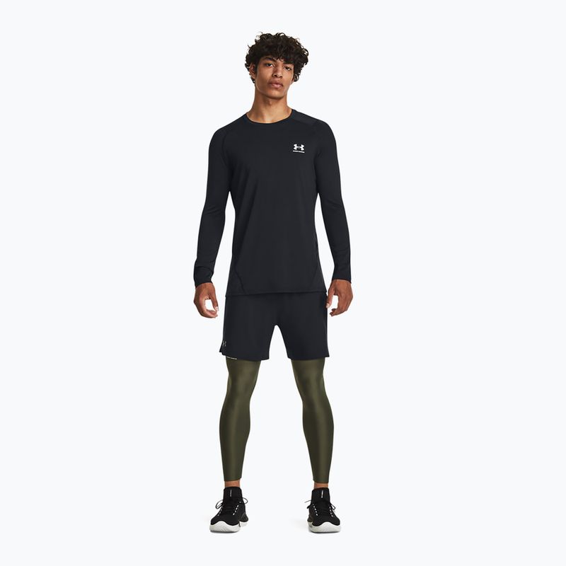 Легінси для тренувань чоловічі Under Armour HeatGear marine od green/white 2