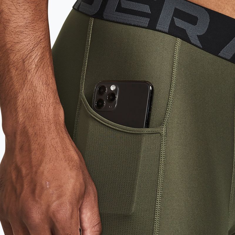 Легінси для тренувань чоловічі Under Armour HeatGear marine od green/white 4
