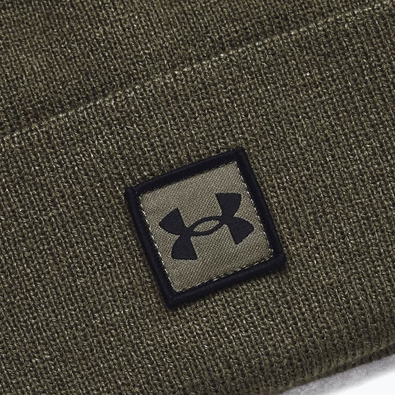 Шапка зимова Under Armour Halftime Cuff marine od green/black 3