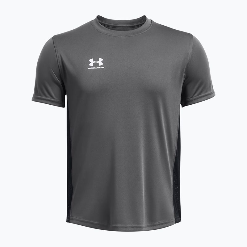 Футболка футбольна дитяча Under Armour Challenger Train castlerock/white