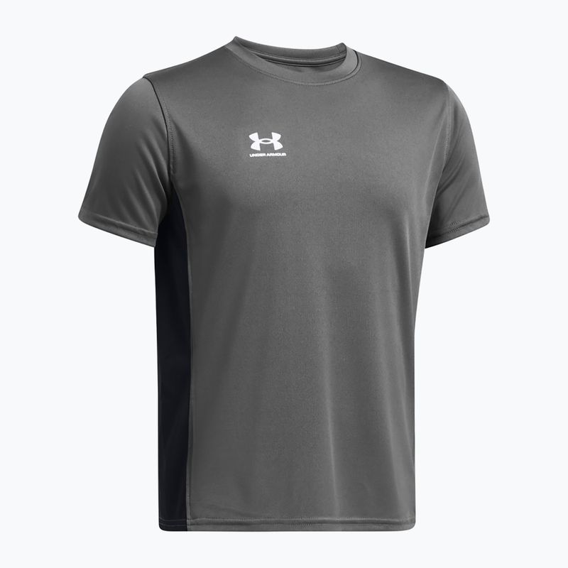 Футболка футбольна дитяча Under Armour Challenger Train castlerock/white 3